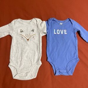 Carter’s Baby Onesies 0-3 month